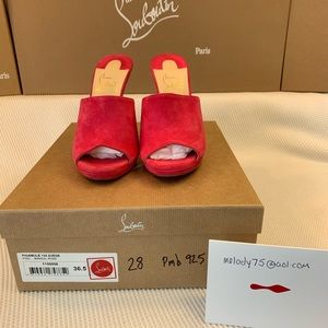 Pigamule 120 suede Bangal rose